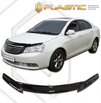 Дефлектор капота CA-Plastic Geely (Джили) Emgrand EC7 (Эмгранд) (2009-2018) седан дорестайлинг, седан 1-ый рестайлинг