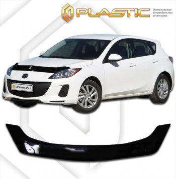 Дефлектор капота CA-Plastic Mazda 3/Axela BL дорестайлинг, хэтчбэк 5 дв. (2009-2011)