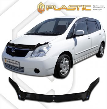 Дефлектор капота CA-Plastic Toyota (Тойота) Corolla Spacio (Королла)  E120 (2001-2007) E120 дорестайлинг, рестайлинг