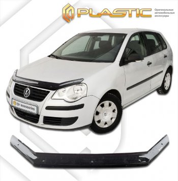 Дефлектор капота CA-Plastic Volkswagen (Волксваген) Polo (Поло)  9N1 (2005-2009) 9N1 рестайлинг, хэтчбэк 5 дв.