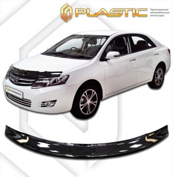 1 839 р. Дефлектор капота CA-Plastic Zotye Z300 (2012-2018) (classic черный, без надписи)  с доставкой в г. Омск. Увеличить фотографию 1