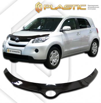 2 199 р. Дефлектор капота CA-Plastic Scion xD (2007-2014) (classic черный, без надписи)  с доставкой в г. Омск. Увеличить фотографию 1