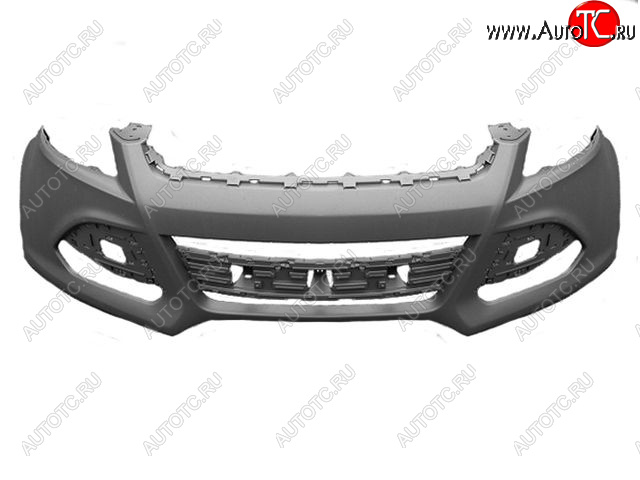 4 549 р. Бампер передний (с отверстиями под омыватели фар и под парктроник) BodyParts Ford Kuga 2 дорестайлинг (2013-2016) (Неокрашенный)  с доставкой в г. Омск