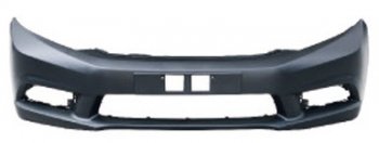 4 549 р. Бампер передний BodyParts Honda Civic 9 FK хэтчбэк (2011-2016) (Неокрашенный)  с доставкой в г. Омск. Увеличить фотографию 1