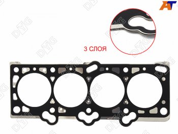 1 869 р. Прокладка ГБЦ G4GCG4GB 1,82,0(металл) DYG Hyundai Avante (2000-2006)  с доставкой в г. Омск. Увеличить фотографию 1