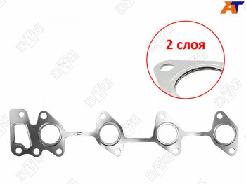 Прокладка выпускного коллектора D4EB 2,2 D4EA 2,0 DYG KIA Optima 2 MG седан (2005-2010)