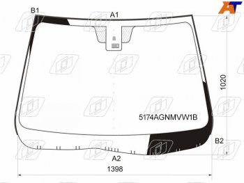 9 399 р. Стекло лобовое (Датчик дождя Молдинг) FUYAO Mazda 6 GH дорестайлинг универсал (2007-2010)  с доставкой в г. Омск. Увеличить фотографию 2