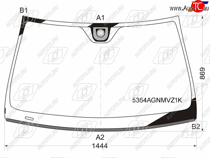 7 999 р. Стекло лобовое (Датчик дождя Молдинг) FUYAO Mercedes-Benz C-Class W204 дорестайлинг седан (2007-2011)  с доставкой в г. Омск