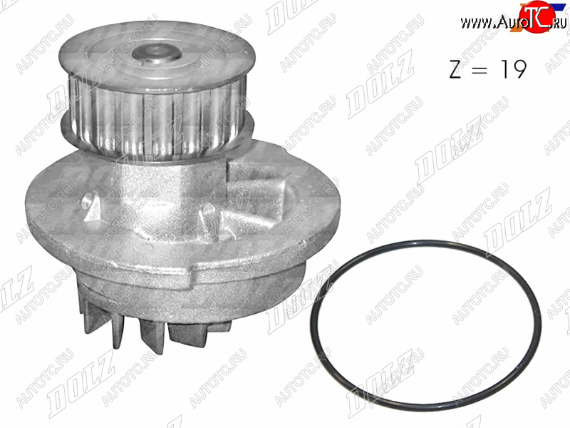 2 359 р. Насос водяного охлаждения с прокладкой DOLZ Chevrolet Aveo T300 седан (2011-2015)  с доставкой в г. Омск