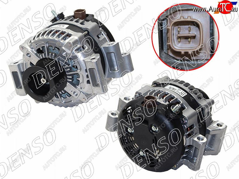 38 399 р. Генератор (12V/180A) DENSO Toyota Land Cruiser 200 дорестайлинг (2007-2012)  с доставкой в г. Омск