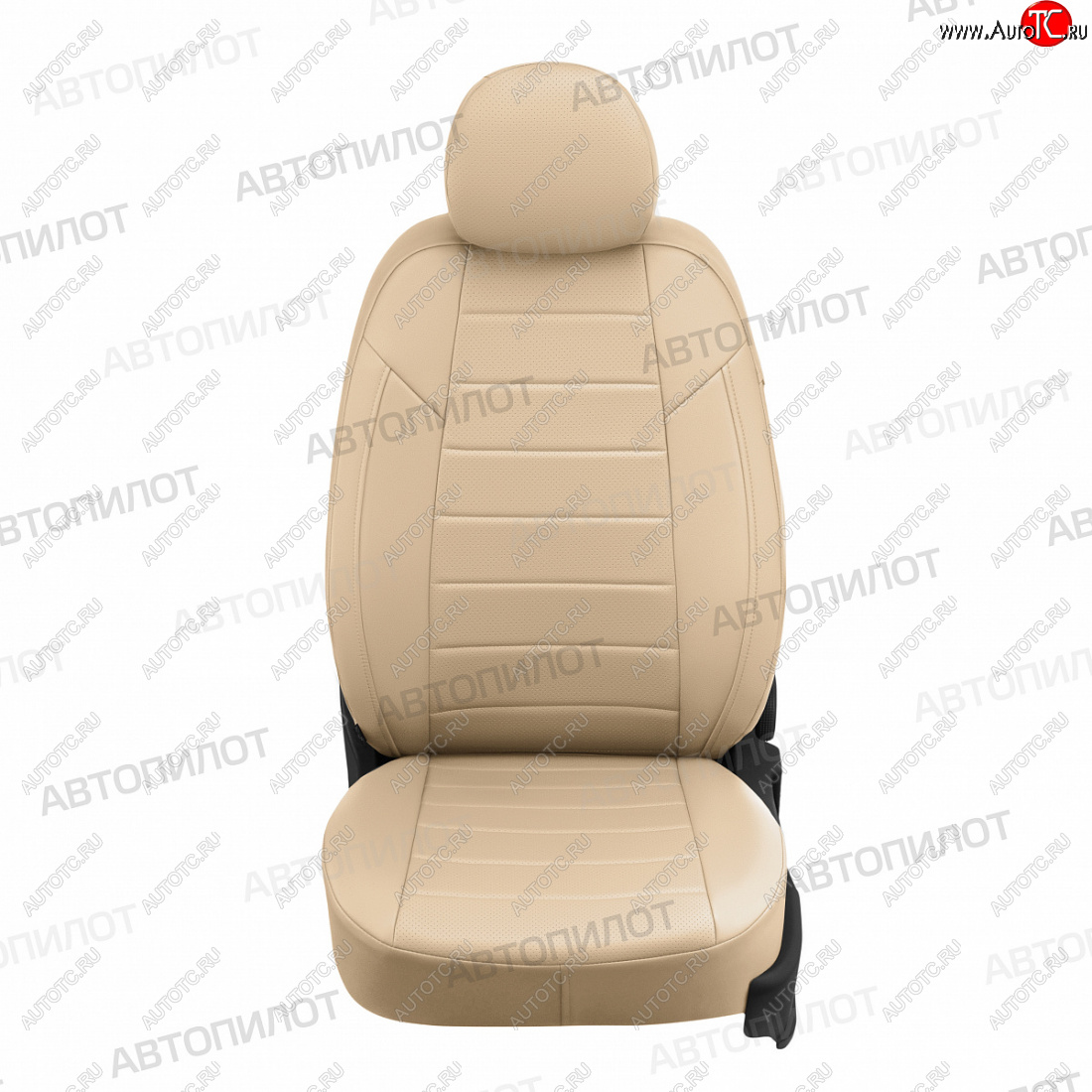 14 249 р. Чехлы сидений (экокожа, 40/60, Classic/Comfort/Luxe) Автопилот KIA Ceed 3 CD хэтчбэк (2018-2024) (бежевый)  с доставкой в г. Омск