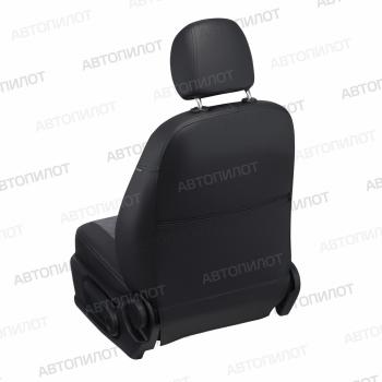 14 899 р.  Чехлы на сиденья Алькантара ромб (к. Comfort Luxe экокожа) Автопилот  Уаз Патриот  23632 (2016-2024) 2-ой рестайлинг пикап (черный/серый)  с доставкой в г. Омск. Увеличить фотографию 5