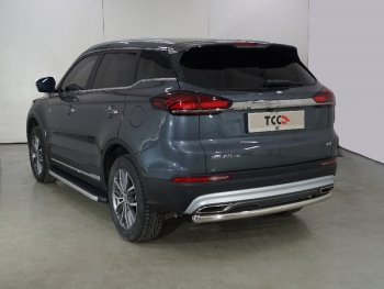 17 799 р. Защита задняя (центральная 60,3 мм) ТСС Тюнинг  Geely Atlas Pro  NL3 (2019-2024)  с доставкой в г. Омск. Увеличить фотографию 1