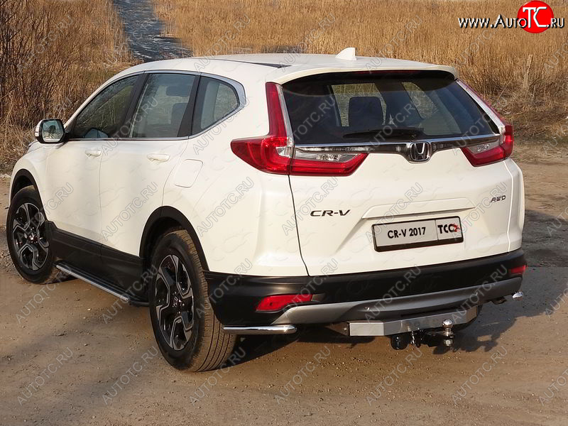 10 499 р. Защита заднего бампера (уголки, d42,4 мм) TCC  Honda CR-V  RW,RT (2016-2022) дорестайлинг, рестайлинг  с доставкой в г. Омск