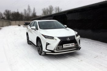 22 599 р. Защита переднего бампера нижняя d60,3 мм ТСС Тюнинг Lexus RX300 XU30 дорестайлинг (2003-2006) (нержавейка)  с доставкой в г. Омск. Увеличить фотографию 1