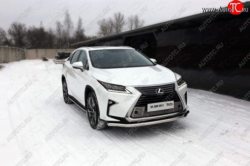 22 599 р. Защита переднего бампера нижняя d60,3 мм ТСС Тюнинг Lexus RX300 XU30 дорестайлинг (2003-2006) (нержавейка)  с доставкой в г. Омск