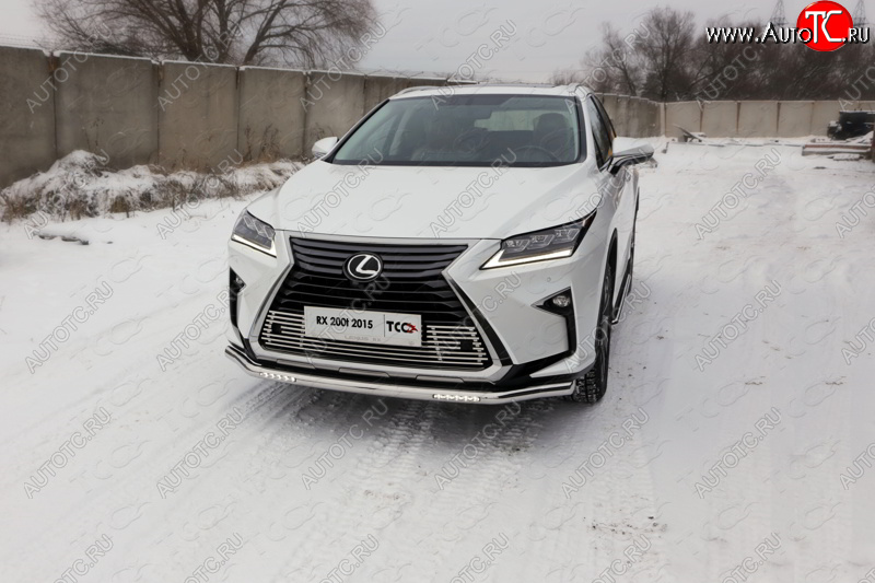 41 999 р. Защита переднего бампера нижняя с ДХО 60,3 мм ТСС Тюнинг Lexus RX300 XU30 дорестайлинг (2003-2006) (нержавейка)  с доставкой в г. Омск