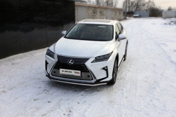 20 999 р. Защита переднего бампера нижняя d42,4 мм ТСС Тюнинг Lexus RX300 XU30 дорестайлинг (2003-2006) (нержавейка)  с доставкой в г. Омск. Увеличить фотографию 1