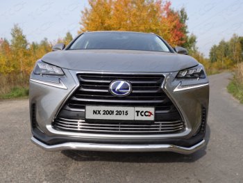 Декоративная вставка решетки радиатора (кроме F-Sport) ТСС Тюнинг Lexus NX200T Z10 (2014-2017) ()