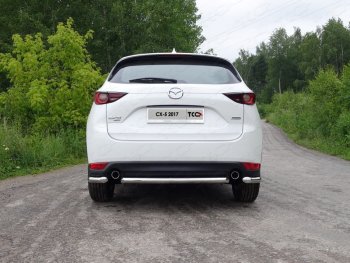 Защита задняя (нержавейка 60,3 мм) ТСС Тюнинг Mazda CX-5 KF (2016-2024)