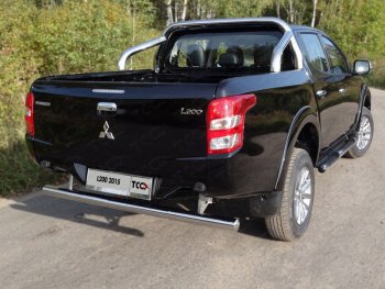 69 999 р. Защита кузова d 75х42 мм (только для кузова) ТСС Тюнинг  Mitsubishi L200  5 KK,KL (2015-2019) дорестайлинг (нержавейка)  с доставкой в г. Омск. Увеличить фотографию 1