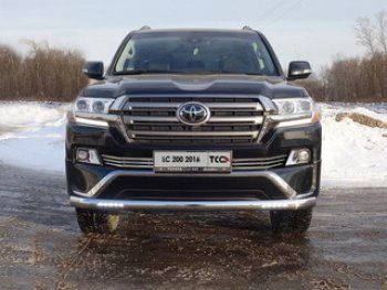 Декоративная вставка решетки радиатора (EXECUTIVE) ТСС Тюнинг Toyota (Тойота) Land Cruiser (Лэнд)  200 (2015-2021) 200 2-ой рестайлинг