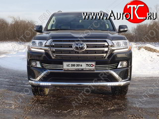 12 299 р. Декоративная вставка решетки радиатора (EXECUTIVE) ТСС Тюнинг  Toyota Land Cruiser  200 (2015-2021) 2-ой рестайлинг (d 16 мм)  с доставкой в г. Омск