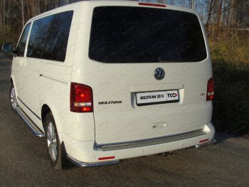 17 999 р. Защита заднего бампера (уголки, d42,4 мм) TCC  Volkswagen Multivan  T5 (2009-2015) рестайлинг  с доставкой в г. Омск. Увеличить фотографию 1