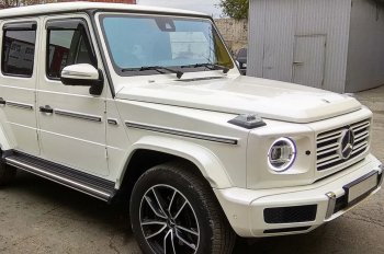 2 989 р. Дефлекторы окон SIM  Mercedes-Benz G class  W463 (2018-2024)  с доставкой в г. Омск. Увеличить фотографию 1