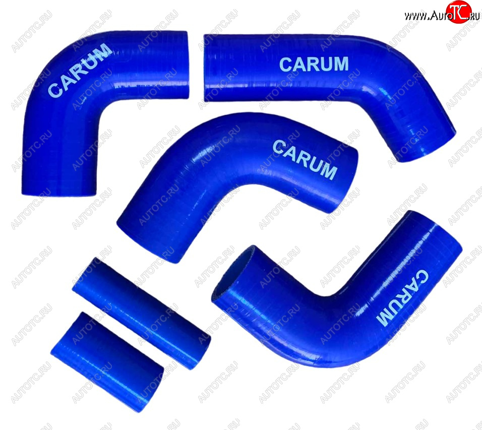 1 489 р. Комплект патрубков силиконовых радиатора дв.ЗМЗ-405 Ев-2 (6шт) помпа с электромуфтой. Толщина стенки патрубка 5 мм, армирование 4 нити CARUM  ГАЗ ГАЗель ( 3302,  3302,Бизнес) (1994-2024) дорестайлинг шасси, 1-ый рестайлинг бортовой , 2-ой рестайлинг шасси  с доставкой в г. Омск