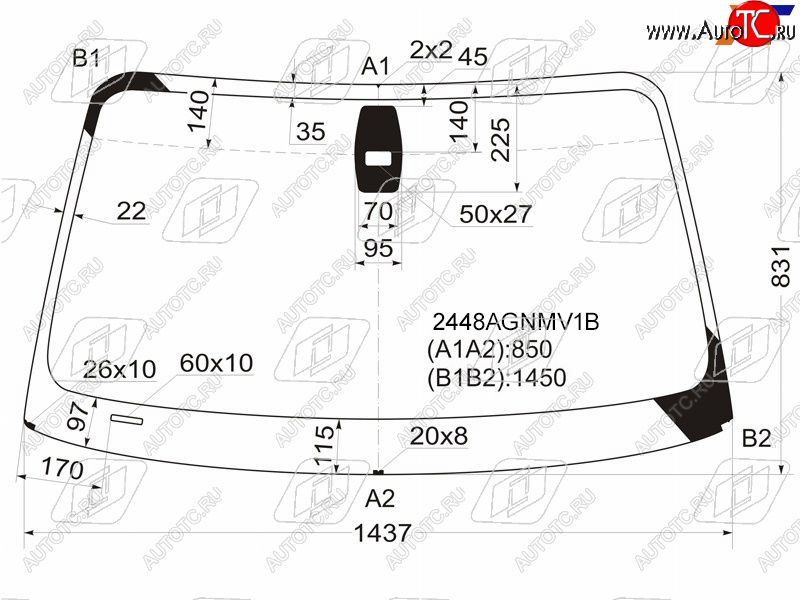 7 349 р. Стекло лобовое (Датчик дождя) BMW FUYAO BMW 1 серия E87 хэтчбэк 5 дв. дорестайлинг (2004-2007)  с доставкой в г. Омск