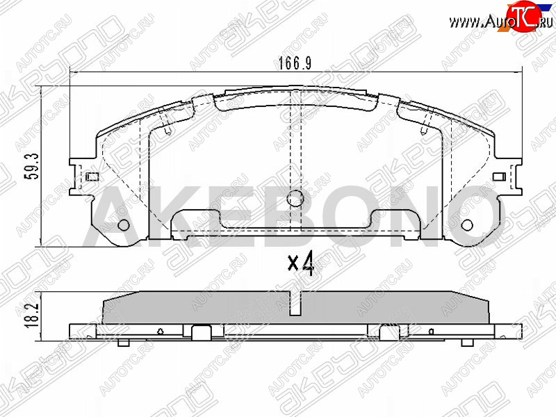 3 099 р. Колодки тормозные перед FL-FR SAT Toyota Highlander XU40 дорестайлинг (2007-2010)  с доставкой в г. Омск