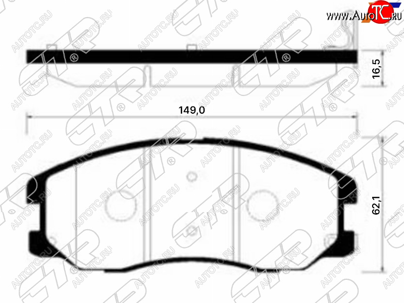 2 499 р. Колодки тормозные передние FL-FR SAT  Chevrolet Captiva (2006-2016), Opel Antara (2006-2015)  с доставкой в г. Омск