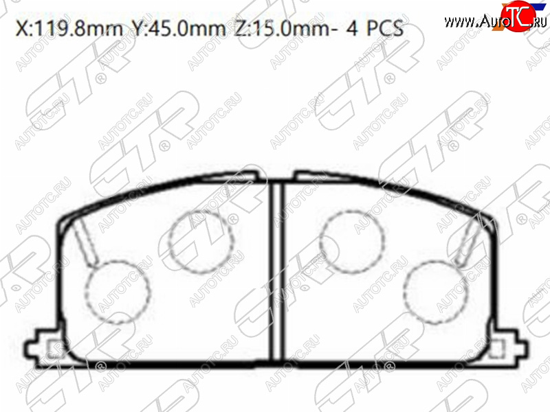 1 759 р. Колодки тормозные перед FL-FR SAT Toyota Corolla E180 дорестайлинг (2013-2016)  с доставкой в г. Омск