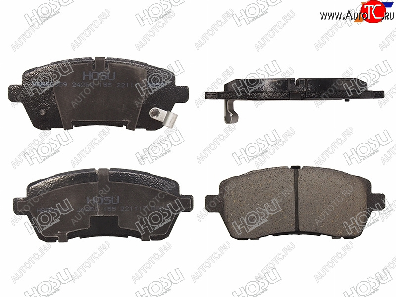 1 199 р. Колодки тормозные перед FL-FR SAT  Ford Fiesta ( 6,  B479) (2008-2022), Mazda 2/Demio  DE (2007-2014), Toyota Tank (2016-2024)  с доставкой в г. Омск