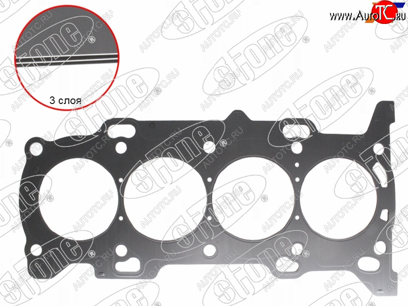 4 599 р. Прокладка ГБЦ 1-2AR-FE STONE  Lexus RX (270), RX270 (AL10), Toyota Camry (XV40,  XV50,  XV55,  XV70), Highlander (XU40,  XU50,  XU70), Venza (GV10)  с доставкой в г. Омск