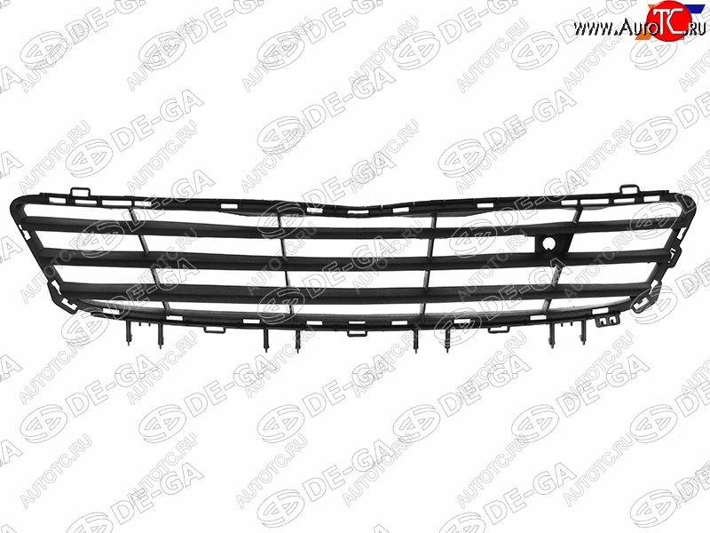 649 р. Центральная решетка переднего бампера DE-GA Opel Astra H универсал (2004-2007)  с доставкой в г. Омск