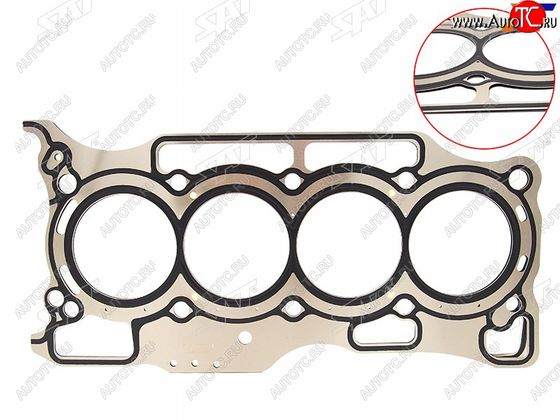 1 329 р. Прокладка ГБЦ HR15DEHR16DE SAT  Nissan AD  Y12 - Qashqai +2  1  с доставкой в г. Омск