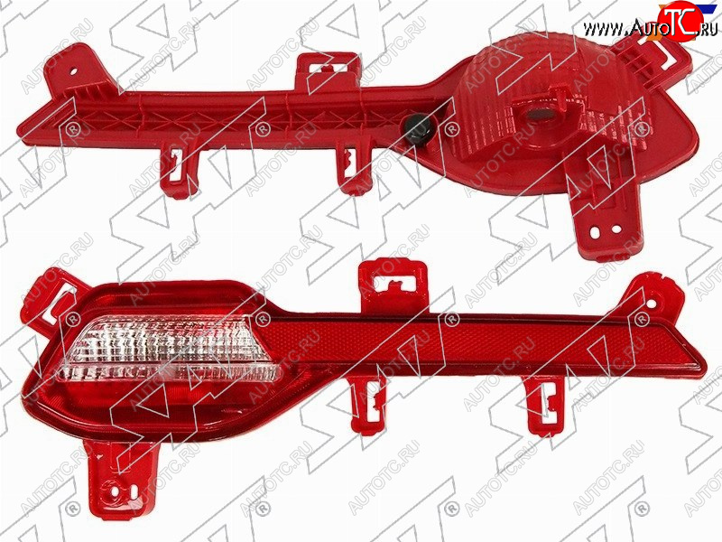 1 599 р. Правый фонарь в задний бампер SAT Hyundai Sonata LF рестайлинг (2017-2019)  с доставкой в г. Омск