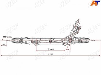 28 999 р. Рейка рулевая без отверстия под датчик SAT  BMW X5  E53 (1999-2003) дорестайлинг  с доставкой в г. Омск. Увеличить фотографию 1