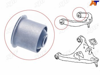 499 р. Сайлентблок верхнего рычага FR SAT  Nissan Patrol  6 (2010-2017) Y62 дорестайлинг, Y62 рестайлинг  с доставкой в г. Омск. Увеличить фотографию 3