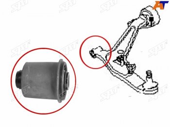 Сайлентблок переднего нижнего рычага FR SAT Nissan Wingroad 2 Y11 дорестайлинг универсал (1999-2001)