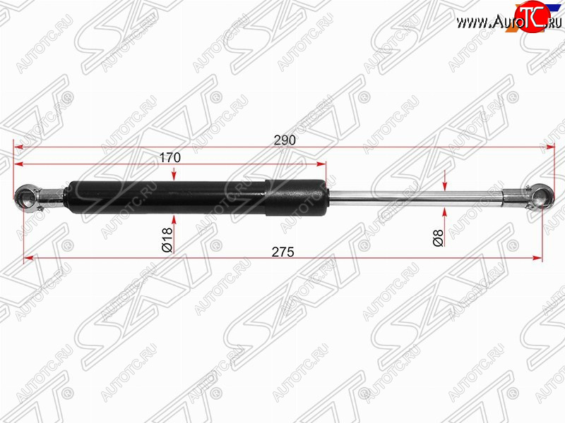 599 р. Упор крышки багажника SAT  Audi 80  B3 - 90  B3  с доставкой в г. Омск