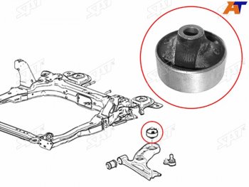 439 р. Сайлентблок рычага задний FR SAT Ravon R4 (2016-2020)  с доставкой в г. Омск. Увеличить фотографию 1