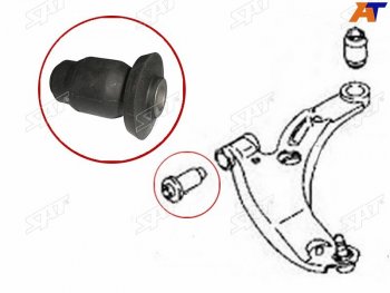 199 р. Сайлентблок переднего рычага FR SAT Mazda 323/Familia седан BJ дорестайлинг (1998-2000)  с доставкой в г. Омск. Увеличить фотографию 1