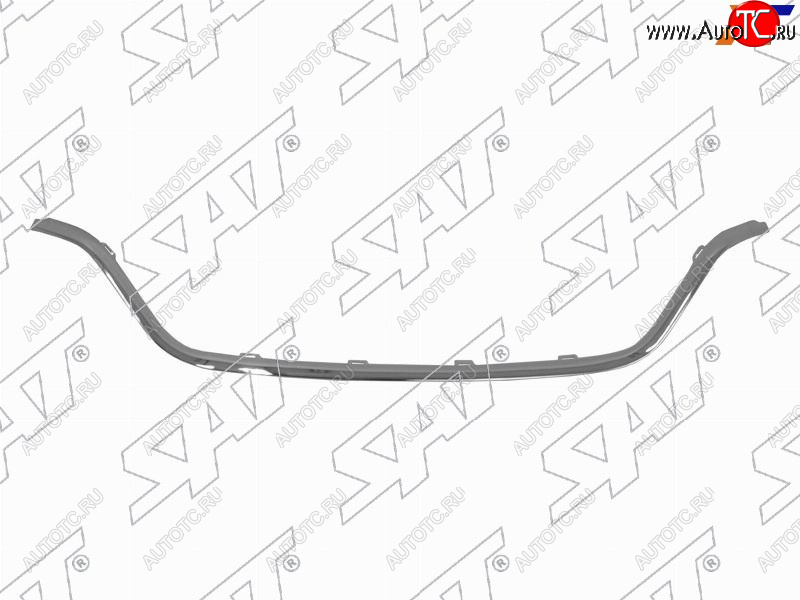 2 199 р. Молдинг решетки радиатора (нижний) SAT  Renault Sandero Stepway  (B8) (2018-2022) рестайлинг (хром)  с доставкой в г. Омск