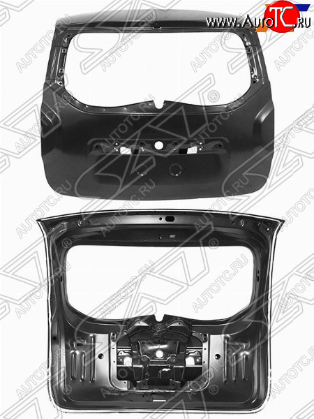 23 399 р. Дверь багажника SAT  Renault Duster  HS (2010-2021) дорестайлинг, рестайлинг  с доставкой в г. Омск