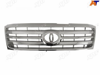 Решетка радиатора SAT Toyota Land Cruiser 100 2-ой рестайлинг (2005-2007)  (хром)