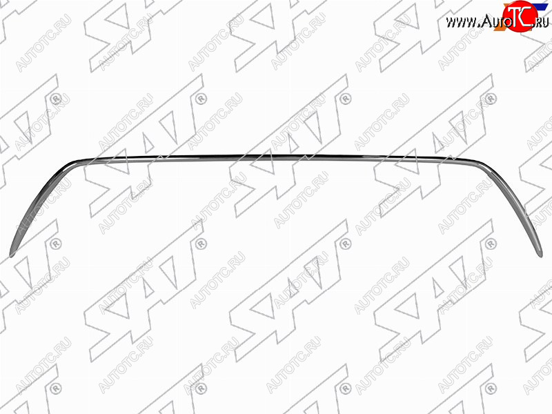 3 099 р. Молдинг решетки бампера SAT  Toyota Camry  XV55 (2014-2017) 1-ый рестайлинг (хром)  с доставкой в г. Омск