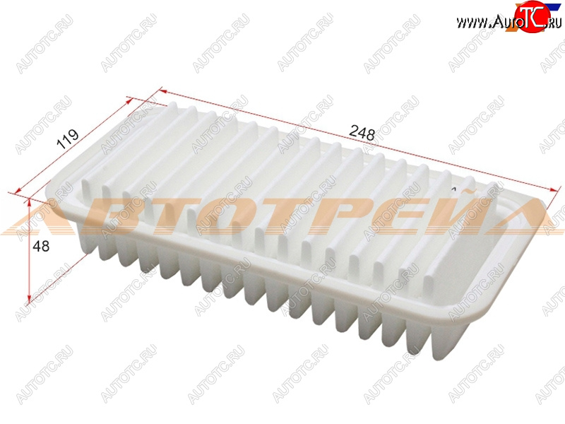 1 259 р. Фильтр воздушный MICRO  Toyota Corolla Axio ((E160) седан), Corolla Fielder (E140,  E160), Yaris (XP10,  XP90,  XP130,  XP210)  с доставкой в г. Омск